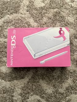 Nintendo ds console pink ribbon breast cancer awareness edition