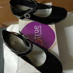 Girls Black Patent Leather Dress Shoes NEW