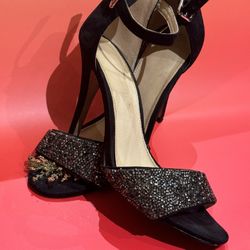 Aldo black sparkly strappy heals 👯‍♀️
