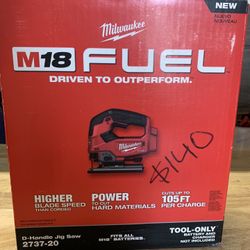 Milwaukee M18 FUEL 18V Lithium-Ion Brushless Cordless Jig Saw (Tool-Only)