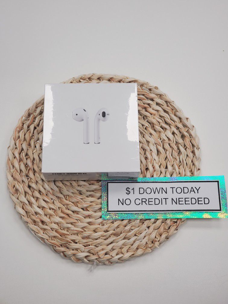 Apple Airpods 2 Wireless Headphones - 90 Days Warranty - Pay $1 Down available - No CREDIT NEEDED