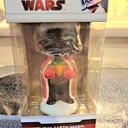 New Darth VADER Holiday Bobble Head