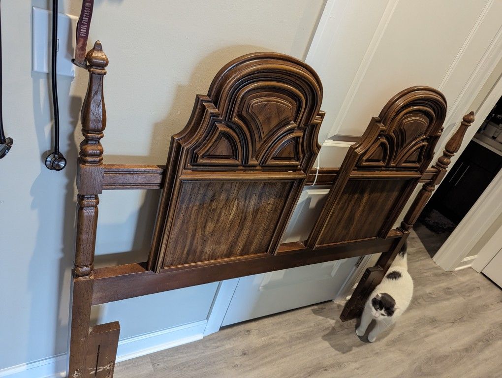 Vintage Queen Size Headboard