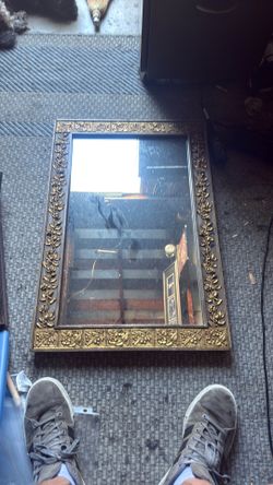 Ornate vintage mirror