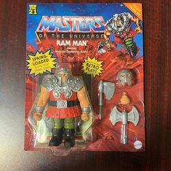 NIB Masters Of The Universe - Ram Man Action Figure