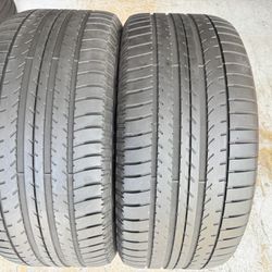 Two Tires 295/40/22 Goodyear Eagle F1 With 75% Left Mercedes G550 AMG 