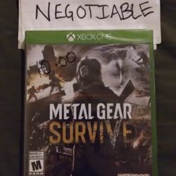 Sealed Xbox One Game. Metal Gear Survuve