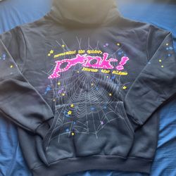 Black *PUNK Sp5der hoodie