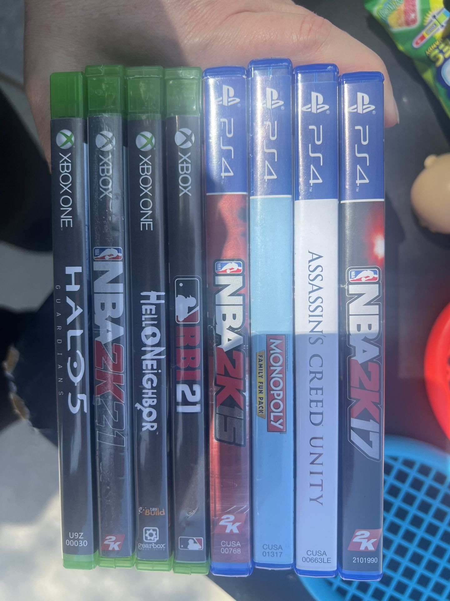 PS4 and XBOX one games