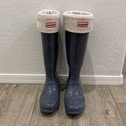 Hunter Rain Boots With Socks