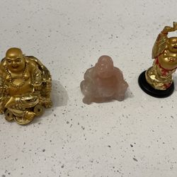 Lot Of 3 Buddha Statues