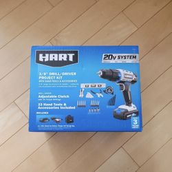 Hart 36 PC Tools Set With Drill And Battery Set.