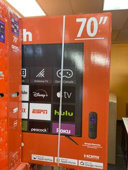 70”ONN ROKU 4K SMART TV