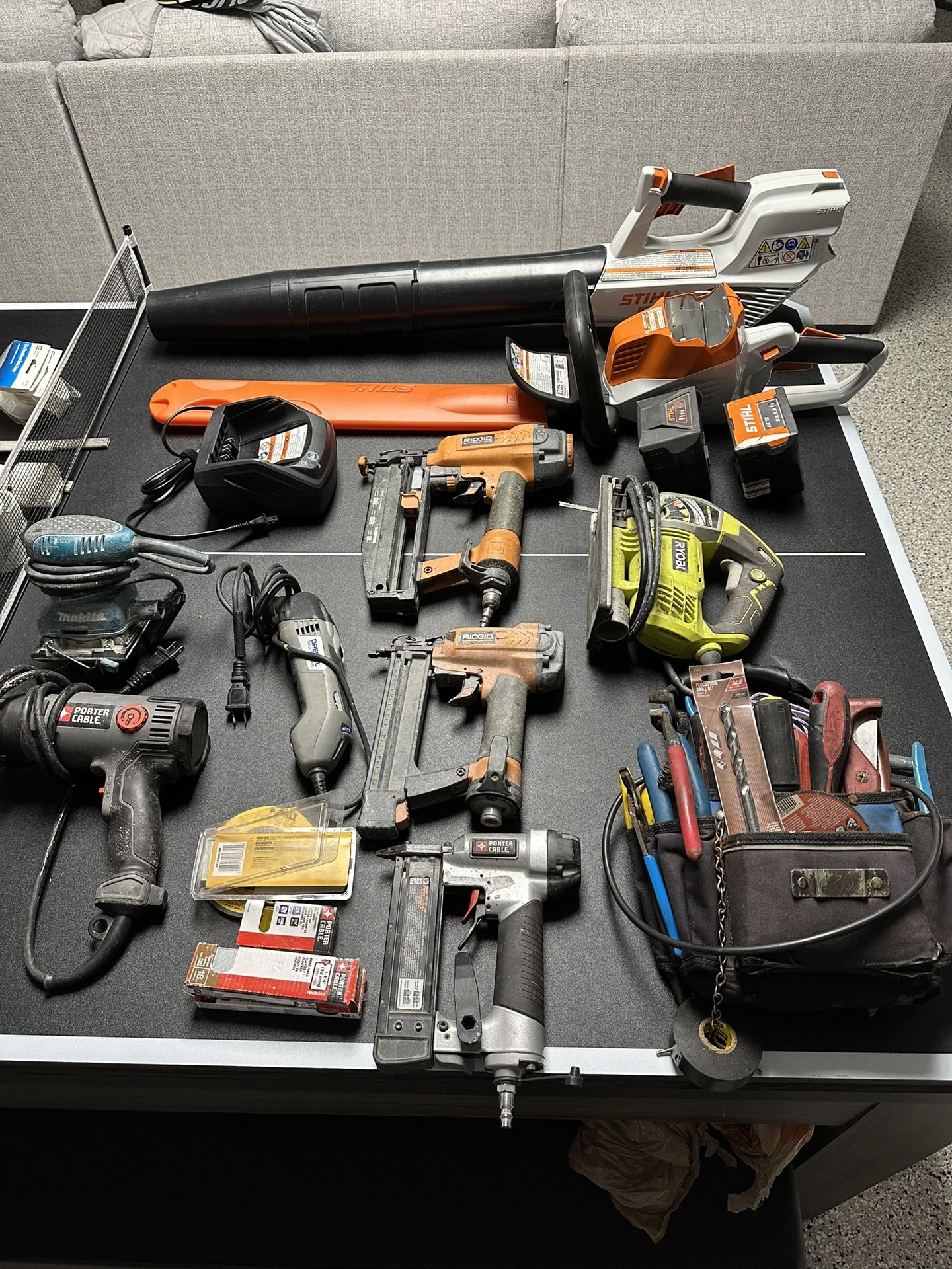 Tools, Exercise Equipment, Bike, Office Equipment, Random Garage Sale Stuff