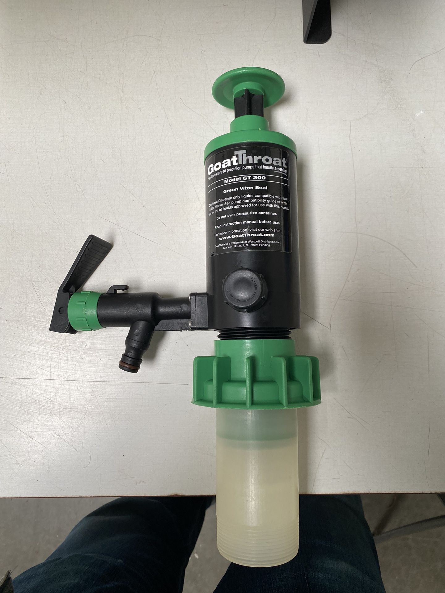 GoatThroat™ Drum Pump GT300 with 4" Standoff & Viton Seal