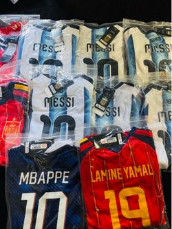Jerseys Kids sizes Messi Lamine MBAPPE