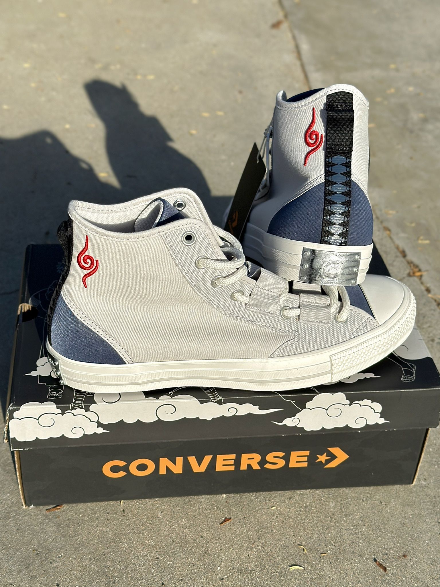 Converse Naruto x Chuck Taylor All Star High Kakashi – Multiple Sizes 5.5,7,8,11