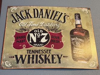 Garage man cave metal signs.