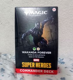 Magic Marvel Superheroes Wakanda Forever Commander Deck $40