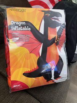 $60, Adult Inflatable Dragon Costume