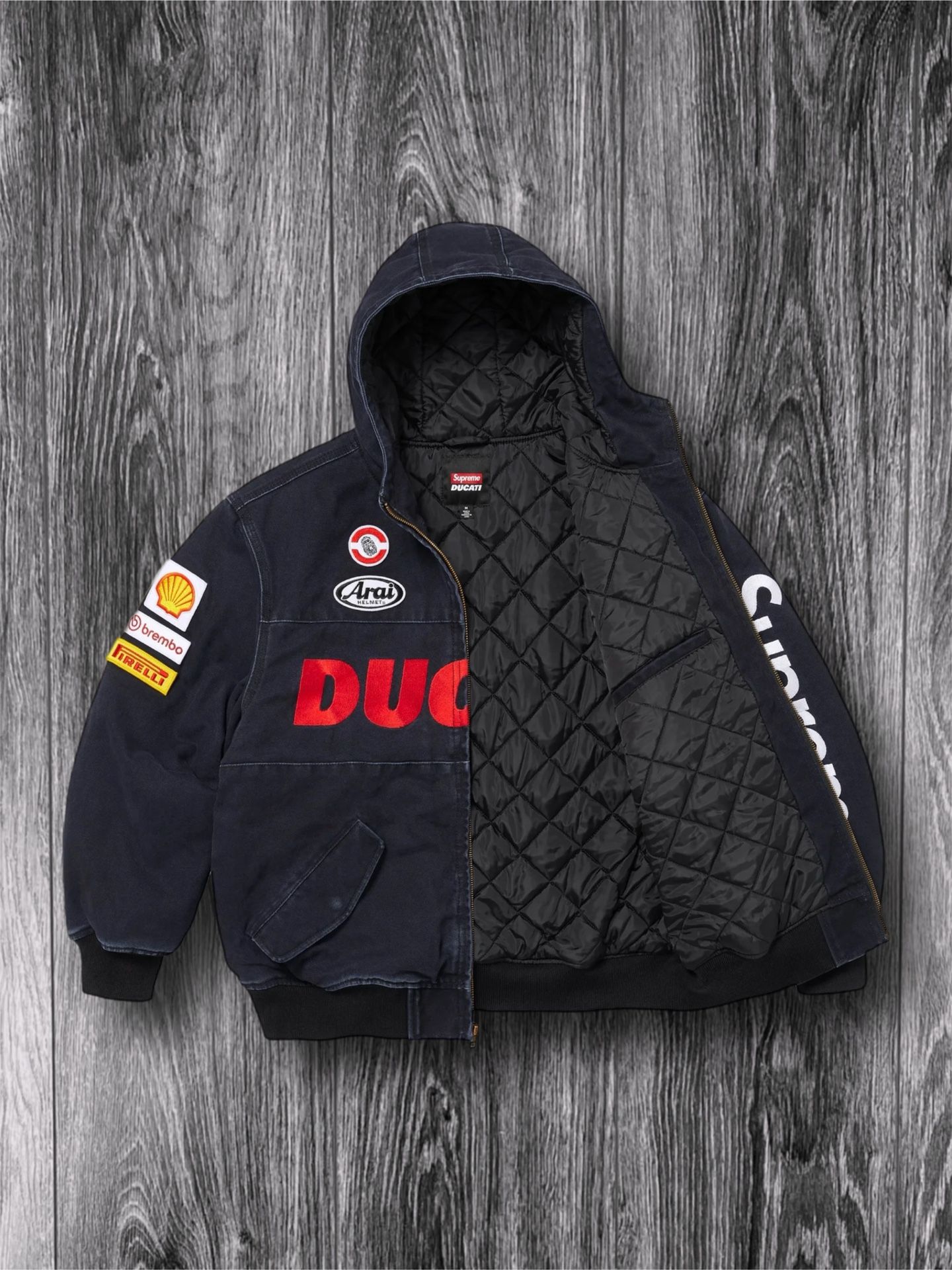 Supreme x Ducati Track Jacket BlackMサイズ