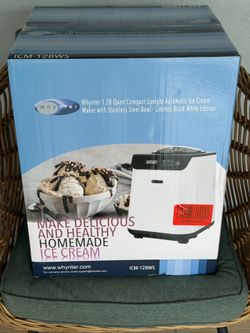 Ice cream maker 1.28 quart Sealed