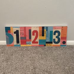 IKEA Number Wall Art 9 3/4”x9 3/4”