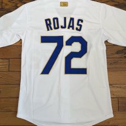 White Los Angeles Dodgers Championships Rojas Jersey