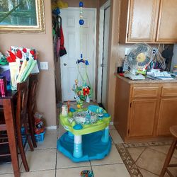 Good Condition Combo Activity Center Bouncer Jumperoo N Door Jumper
