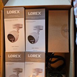 Lorex 4k Active Deterrence Cameras