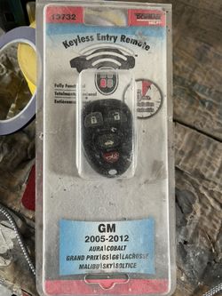 Keyless Entry Remote For GM Vehicles