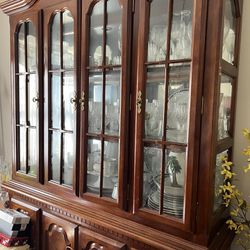 Real Wood China Cabinet Dresser