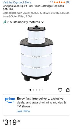Cryspool 300 Sq. Ft Pool Filter Cartridge S7M120