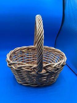 Oval Brown wicker basket