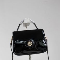 Brand new Tory Burch new patent leather motorcycle bag