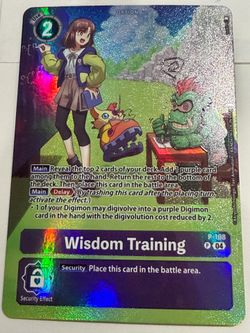 Digimon TCG Wisdom Training P-108 Holo Promo Card