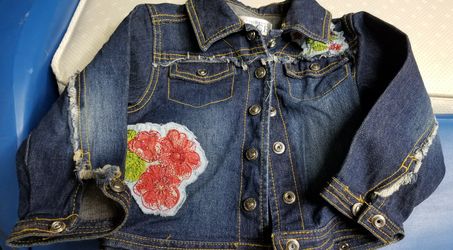 Girls size 24mo Jean jacket