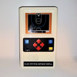 retro style handheld electronic Basketball game ... working condition 