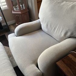 Oversized Chair And Ottoman 