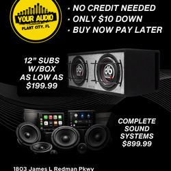 CAR AUDIO SALE ONLY $10 DOWN