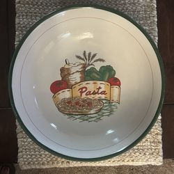 Vintage Pasta Serving Bowl