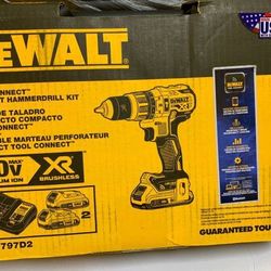 DEWALT XR 20-Volt Max 1/2-in Variable Speed Brushless Cordless Hammer