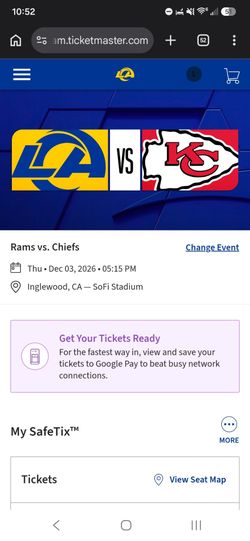 LA Rams vs KC Chiefs - Section 343