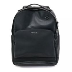 COACH Graham Backpack - Black Leather