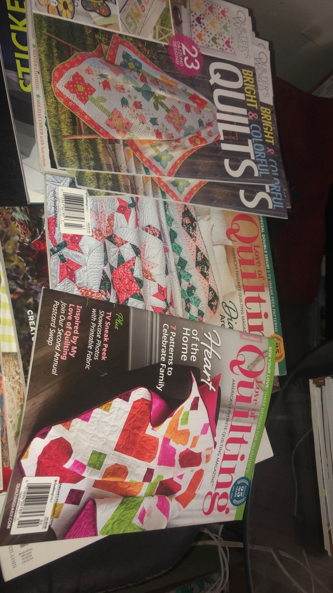Quilting Magazines All This Year