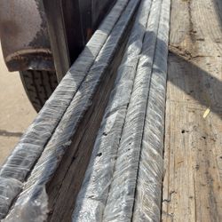  10 Pc. 1/2” X 10’  Inch Black Solid Metal 