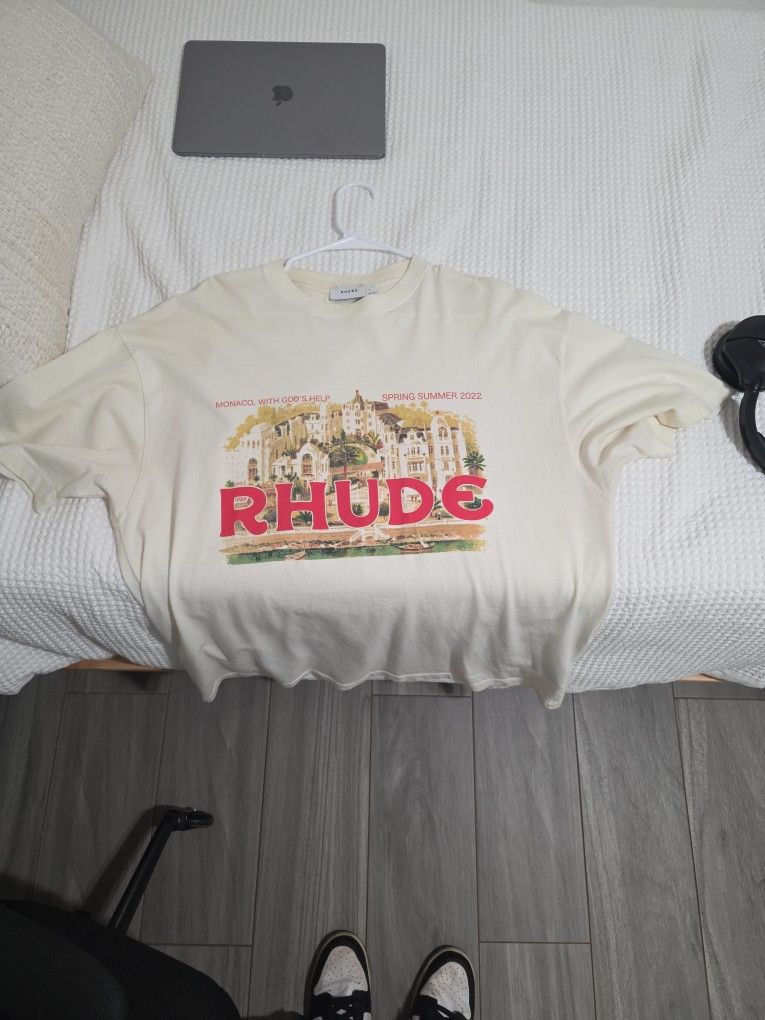 Rhude Vintage Monaco Designer Shirt