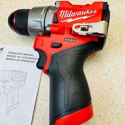 🔥 Milwaukee M12 Fuel 1/2" Hammer Drill/ Driver