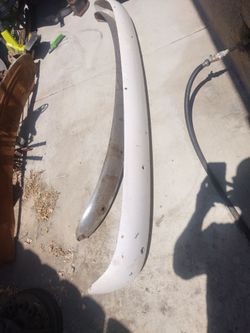 1955-59 Chevy truck heavy front bumper.