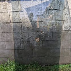 Glass 5'  x 3' Table Top With Umbrella Hole